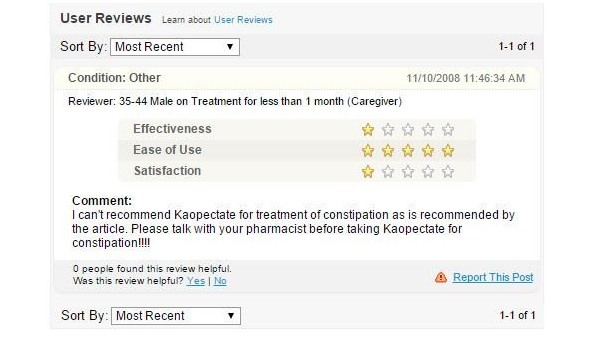 What are the directions for using Kaopectate?