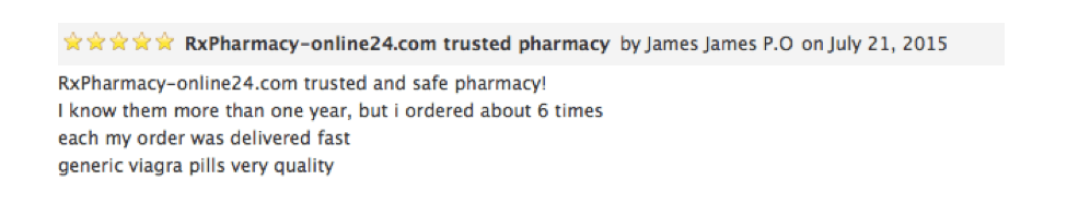 Rxpharmacy-online24.com Review 2015